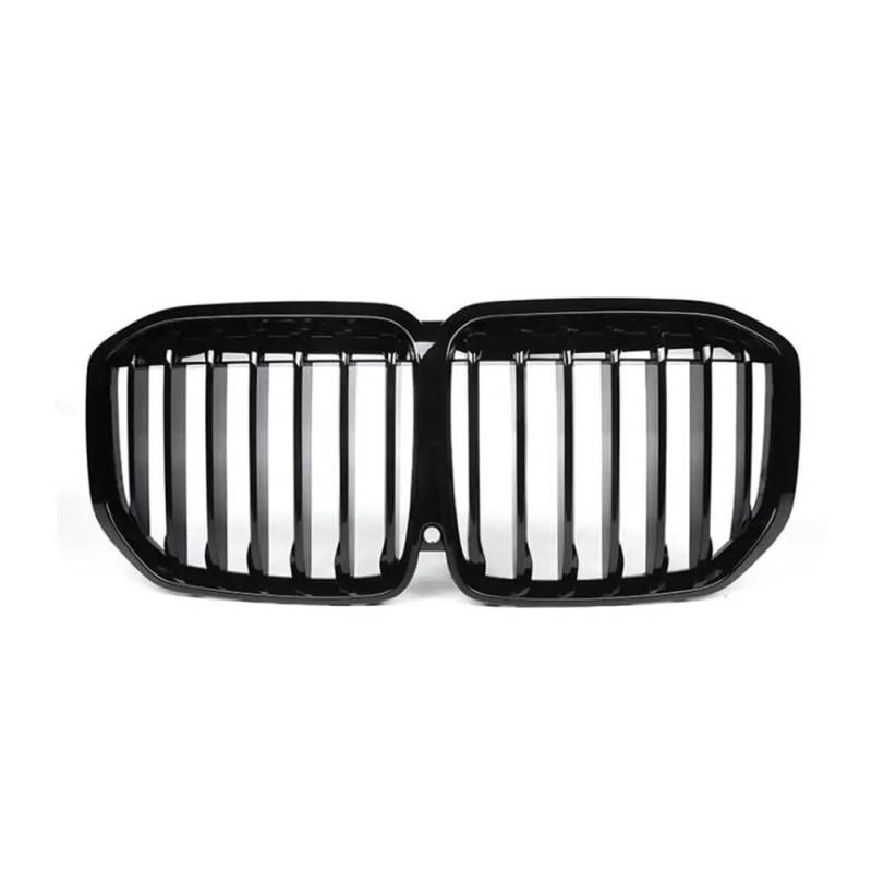 NFNVEKESD Auto-Frontgrillgitter Glänzend Schwarz Frontstoßstange Nierengrill Gitter Für BM&W Für X7 G07 Für XDrive30d XDrive40i XDrive50i 2019 2020 2021 Sport Styling Front Kühlergrille von NFNVEKESD