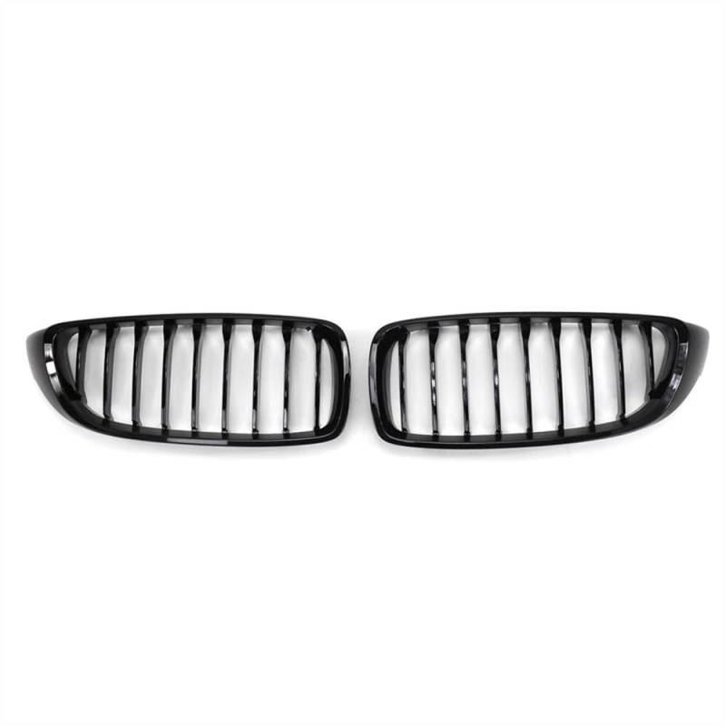 NFNVEKESD Auto-Frontgrillgitter Glänzendes Schwarz Für BM&W 4er F32 F33 F36 M3 F80 M4 F82 2013–2018 Auto-Frontstoßstangengrill Racing-Grill Front Kühlergrille von NFNVEKESD