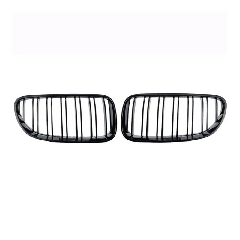 NFNVEKESD Auto-Frontgrillgitter Kühlergrill Niere Für BM&W Für E92 E93 2 Türen 320I 330I 328i 335i 2010 2011 2012 Auto Styling Glanz Schwarz Dual Linie Front Kühlergrille(Schwarz glänzend) von NFNVEKESD