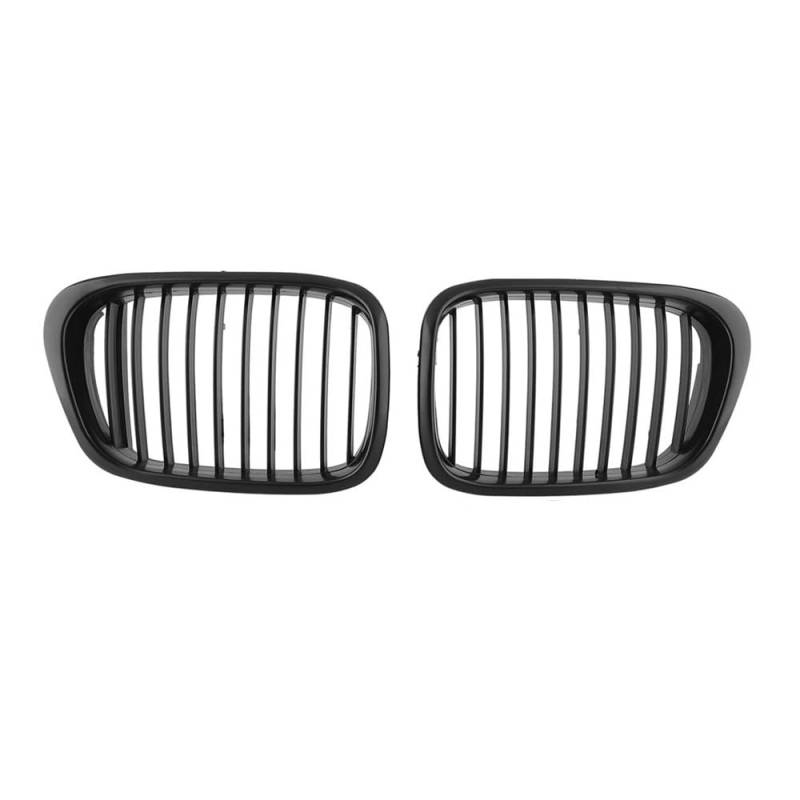 NFNVEKESD Auto-Frontgrillgitter Vorne In Der Mitte Mattschwarz Breiter Nierengrill Für BM&W Für E39 525 528 530 535 M5 1997 1998 1999 2000 2001 2002 2003 Front Kühlergrille(Matt-schwarz) von NFNVEKESD