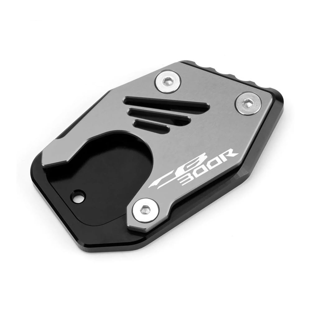 NFNVEKESD Motorrad-Seitenständerpolster Motorrad Kickstand Extender Fuß Seitenständer Verlängerung Fuß Pad Stützplatte Für Für CB125R Für CB300R Für CBR300R Für CB 125R 300R(CB300R-Titanium) von NFNVEKESD