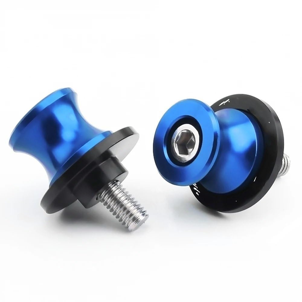 NFNVEKESD Spulenschieber Für K&awasaki Für Ninja 250 250Sl 2300 400 650 1000Sx Für Zx6r Für Zx10r Schwinge Spulen Sliders Stand Schrauben Moto Teile(8MM Blue) von NFNVEKESD