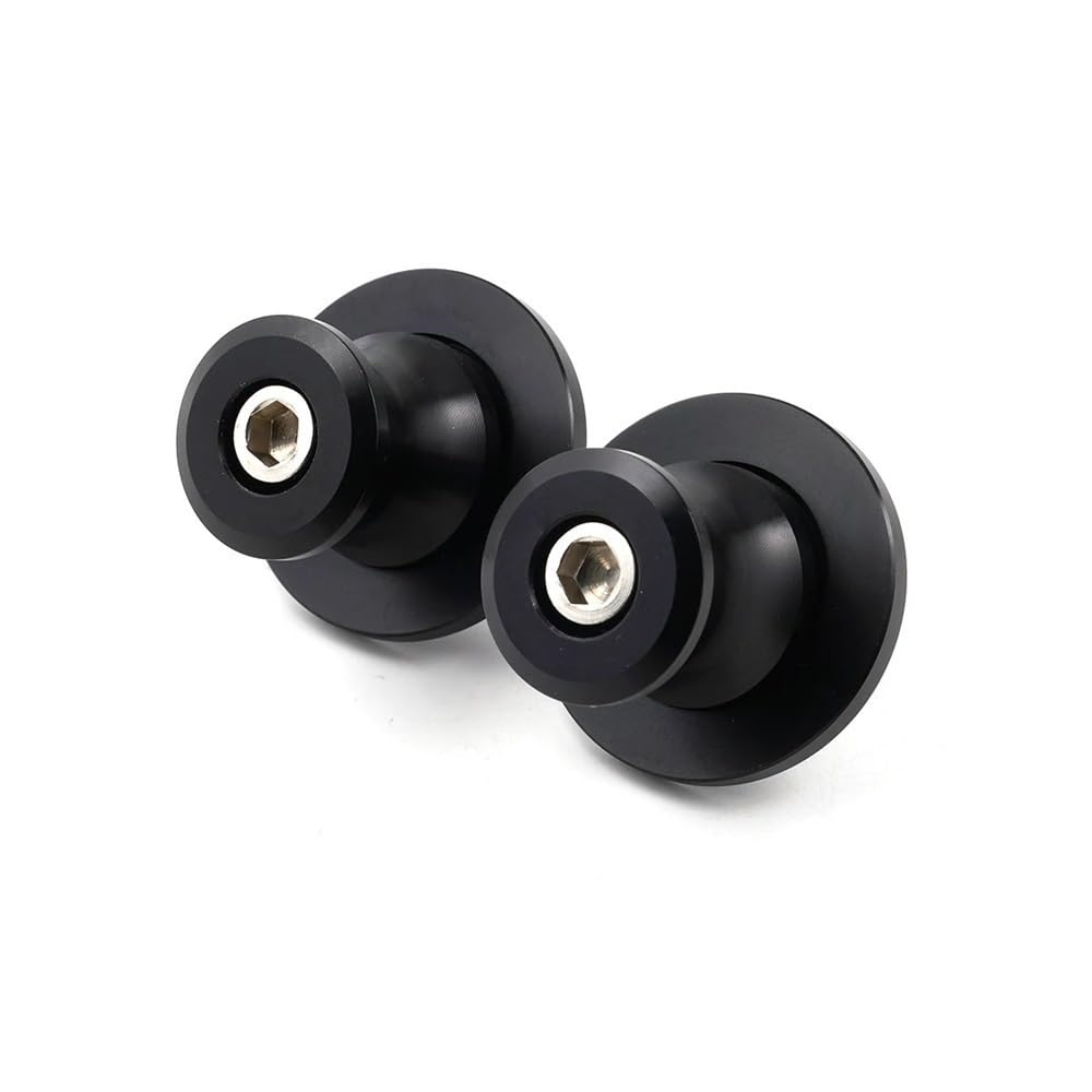 NFNVEKESD Spulenschieber Motorrad Für Zon&TES Für G1 125 Für ZT125 Für G1 ZT125U Für ZT 310R Schwinge Spulen Sliders Stehen 8mm Schrauben(Black) von NFNVEKESD