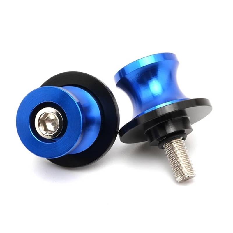 NFNVEKESD Spulenschieber Schwinge Spulen Slider Schraube Stehen Für Du&Cati Für Multistrada 1200 1260 Für Enduro V4 V4S V2 V2S Für MTS 950 S Motorrad M8(Blue) von NFNVEKESD