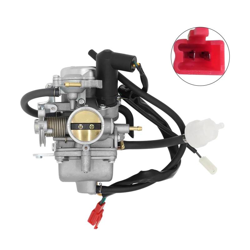 NFNVEKESD Vergaser Carb 30mm PD30J Vergaser Für Hon┐da Für CN250 Für CF250 Für Helix 250 Für Chinesische GY6 150cc 200cc 250cc Motor Roller Moped Go Kart ATV Quad von NFNVEKESD