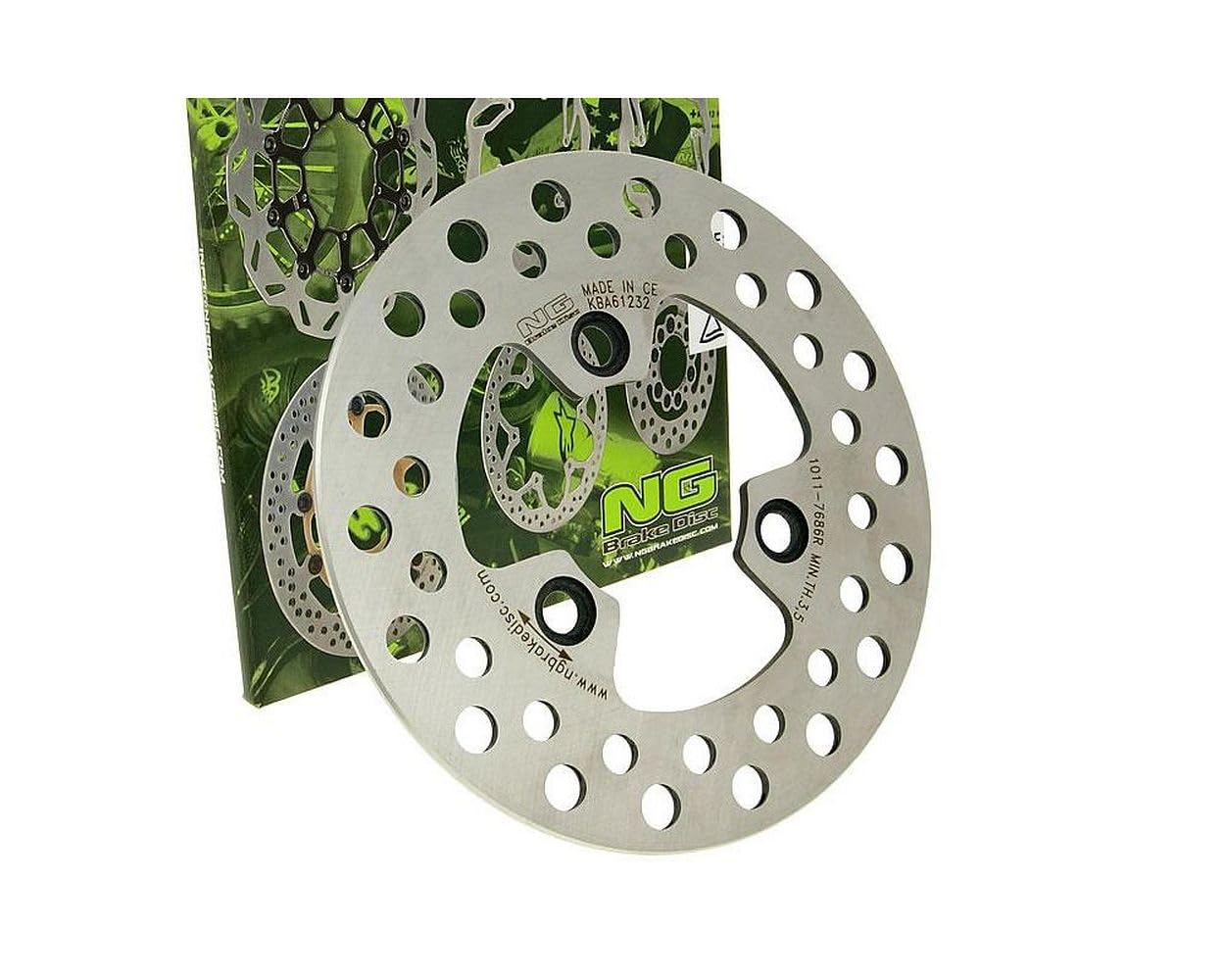 Bremsscheibe NG 180mm kompatibel mit KYMCO MXU 300-2006 (hinten) von NG BRAKE DISC