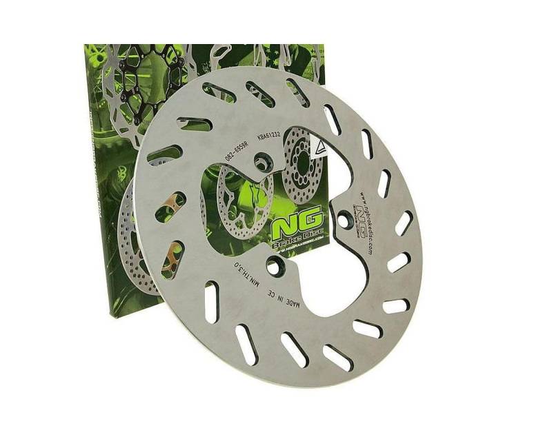 NG Bremsscheibe kompatibel für Derbi Fénix Ex 50 (VORN), Yamaaha DT 50 R, DT 50 SM, XT 125 X (HINTEN) von NG