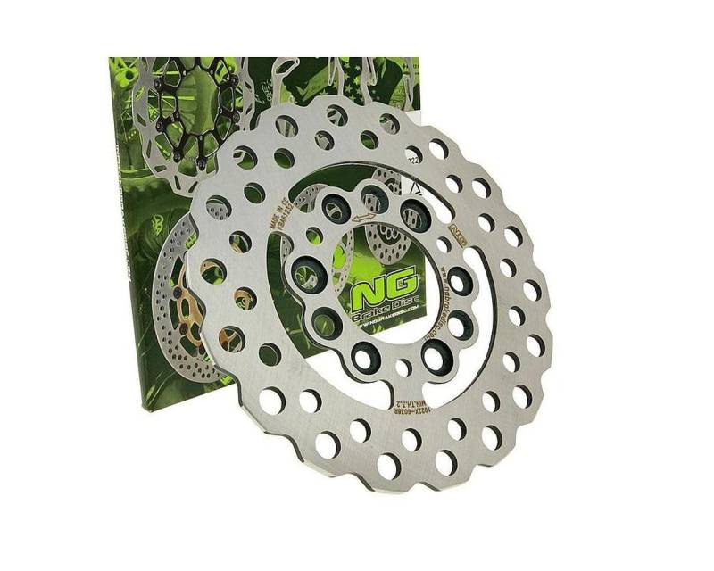 NG Multi Disc Bremsscheibe für Mbk Nitro 50 Jaguar Racing, Nitro 50 Naked, Nitro EU2 EU (VORN/HINTEN) von NG