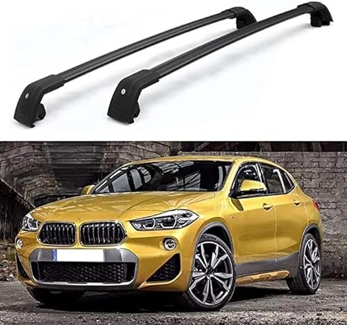 Autodachträger, Dachträger für BMW X2 F39 2018 2019 2020, Auto-Gepäckträger, leichtes Material stark und langlebig, Auto-Dekorationszubehör von NGANOH