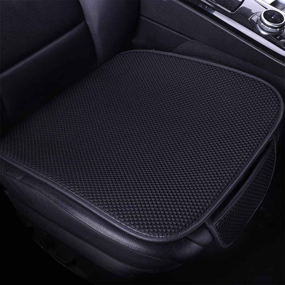 NGANOH Für Hyundai i10 i20 i30 i40 ix20 ix25 ix35 ix55 HB20 Auto-Sitzkissen, Backless Sitzkissen, Breathable Anti-Rutsch-Matte, leicht zu reinigen und installieren,E Black-1 von NGANOH