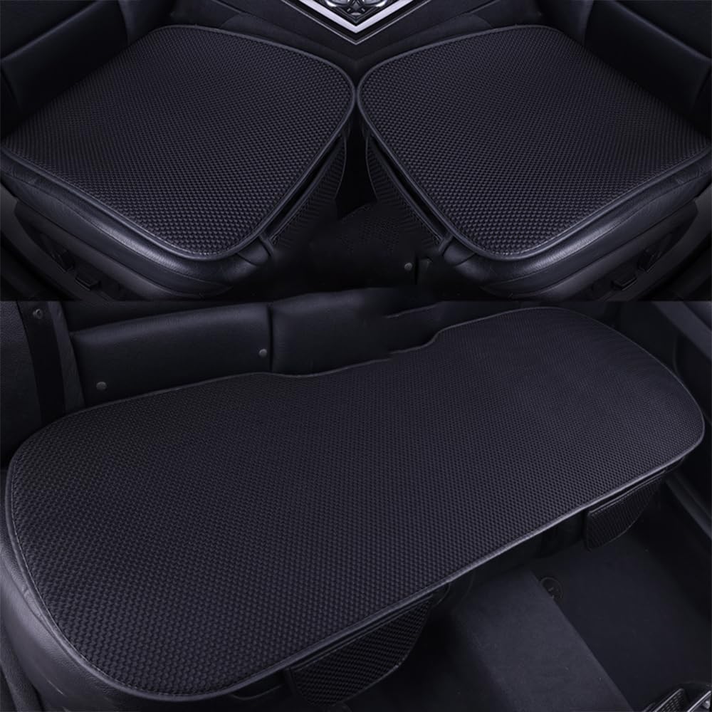 NGANOH Für Mercedes Benz AMG GLA GLB 180 180d 200 200d 220d 250 GLA GLB Auto-Sitzkissen, Backless Sitzkissen, Breathable Anti-Rutsch-Matte, leicht zu reinigen und installieren,E Black-3 von NGANOH