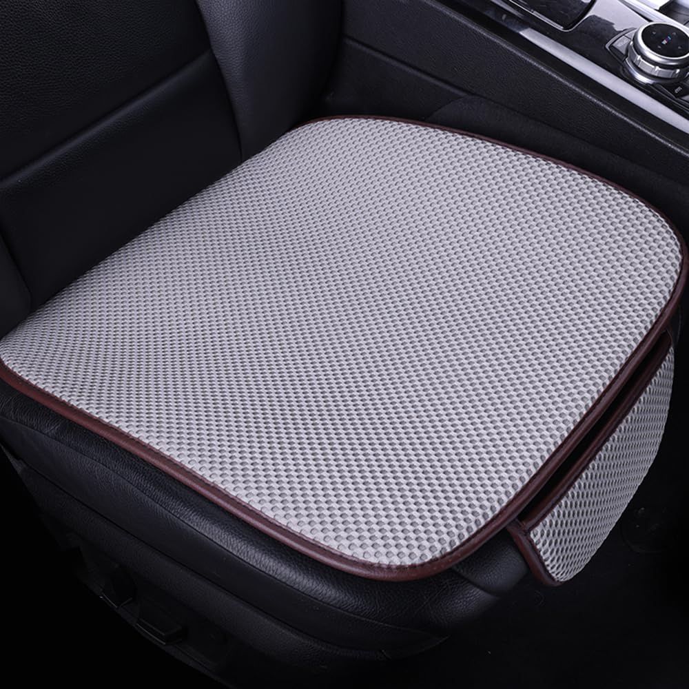 NGANOH Für Volkswagen VW Taigo Touran Tiguan CC Auto-Sitzkissen, Backless Sitzkissen, Breathable Anti-Rutsch-Matte, leicht zu reinigen und installieren,A Grey-1 von NGANOH