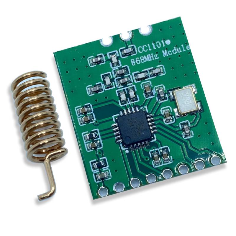 NGEN CC1101 Intelligentes Industrielles Wireless UHF Transceiver Modul mit SPI Schnittstelle und 868MHz Antenne für Low Power IoT Anwendungen von NGEN