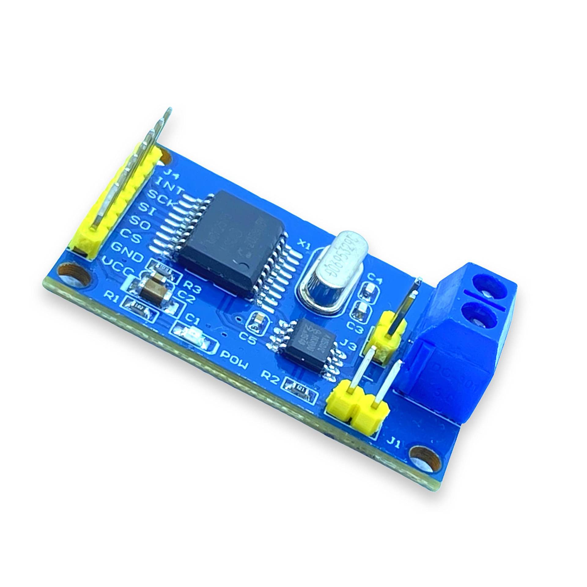 NGEN MCP2515 CANBUS TJA1050 SPI Transceiver Module Microcontroller Programming Development Board for Raspberry Pi, Arduino and other SPI capable Microcontrollers von NGEN