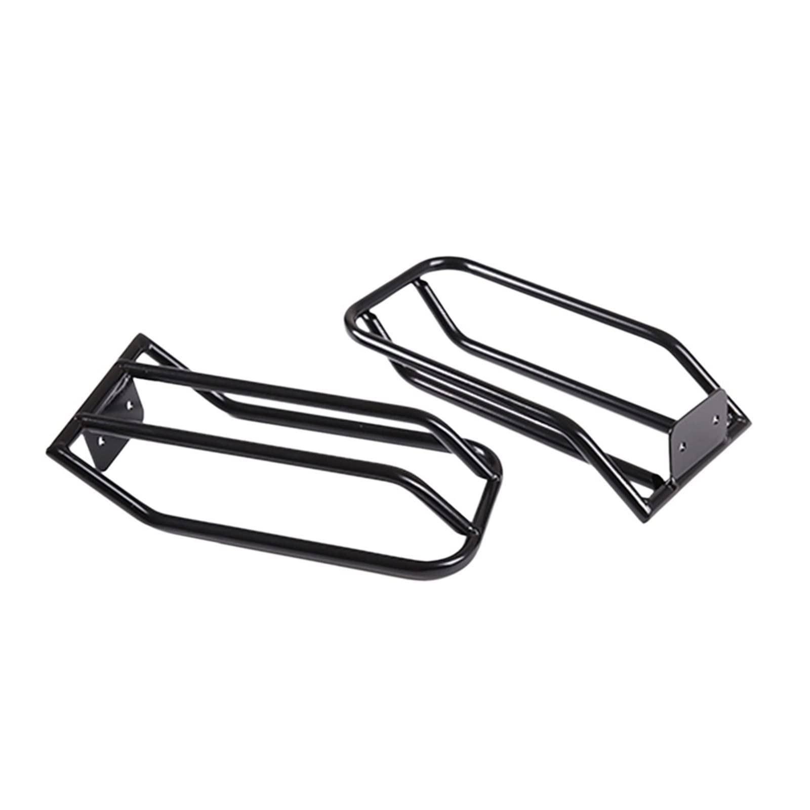 1 Paar Carbon Steel Black Heckstoßstange Nebelscheinwerfer Lampenschutz Abdeckung Zierleiste Kompatibel for Toyota FJ Cruiser 2007-2021 von NGFDSSBB
