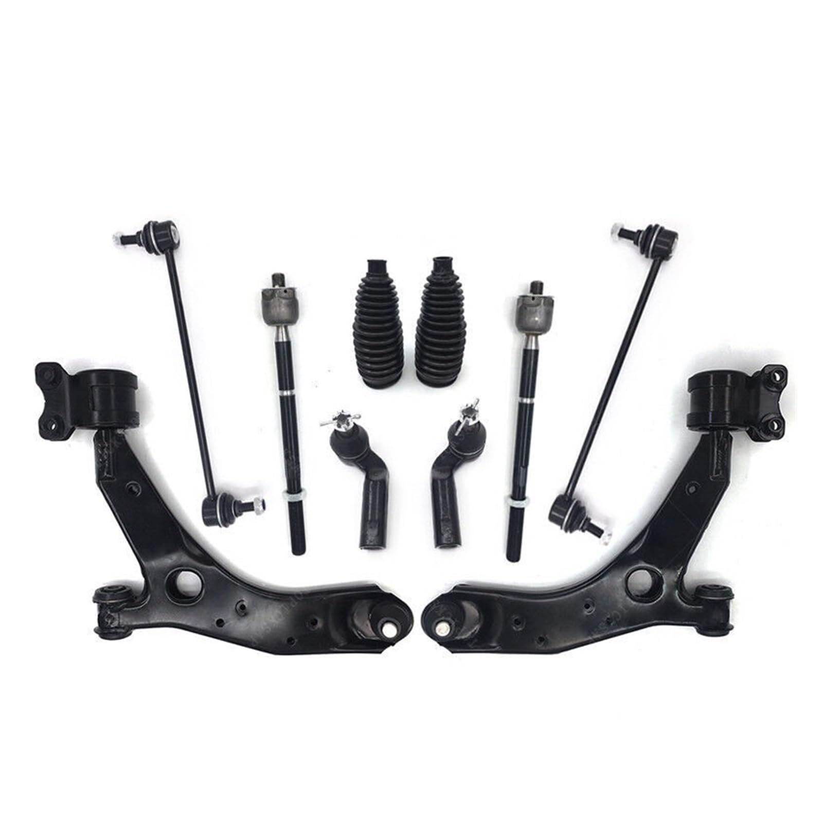 10 stücke Front Lower Suspension Querlenker Innen Außen Spurstange Stiefel Sway Bar Kit Kompatibel for Mazda 3 5 2004-2014 von NGFDSSBB