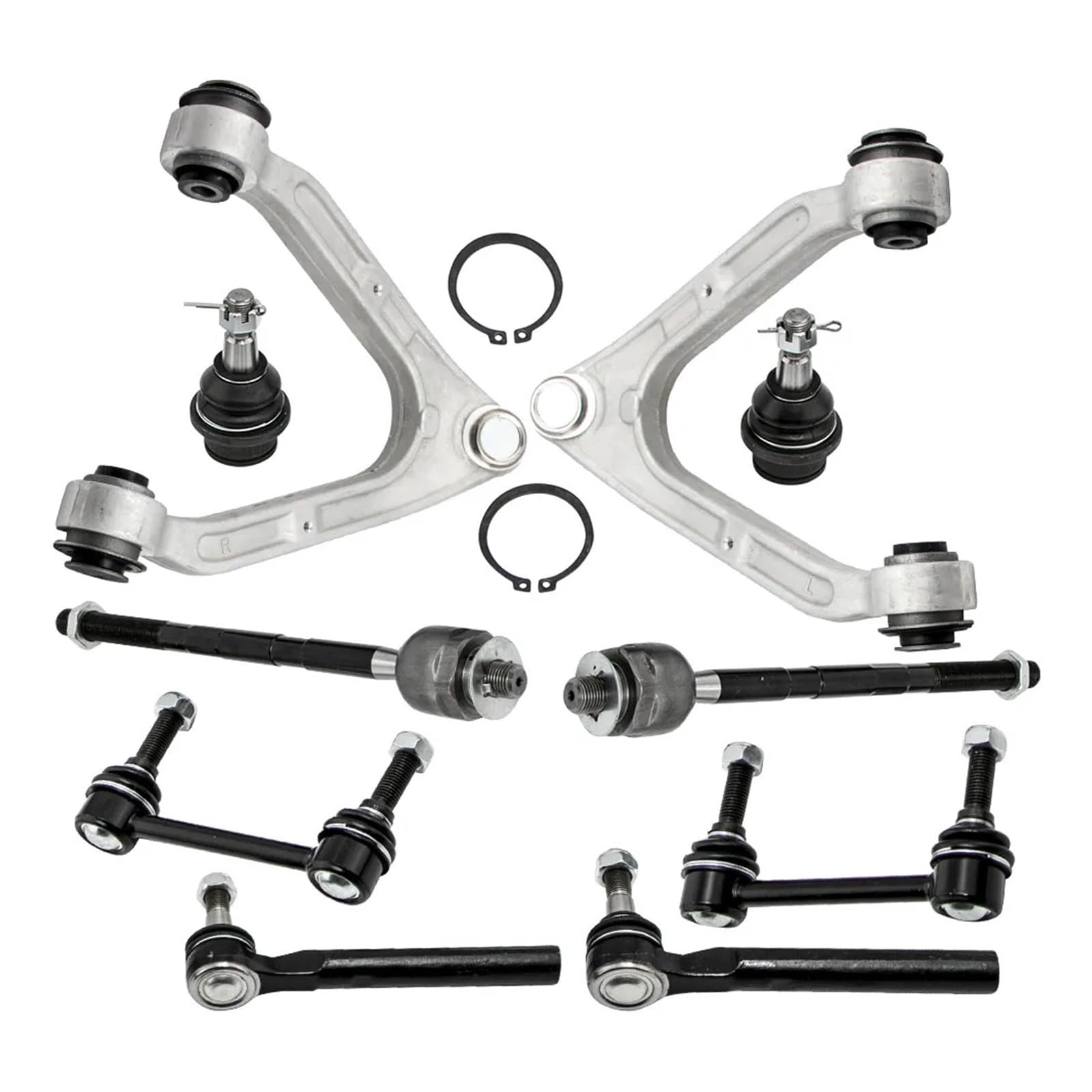 10x Vorne Querlenker Kugelgelenk Spurstange Stabilisator Link L & R Kompatibel for Hummer H3 2007 2008 2009 2010 von NGFDSSBB