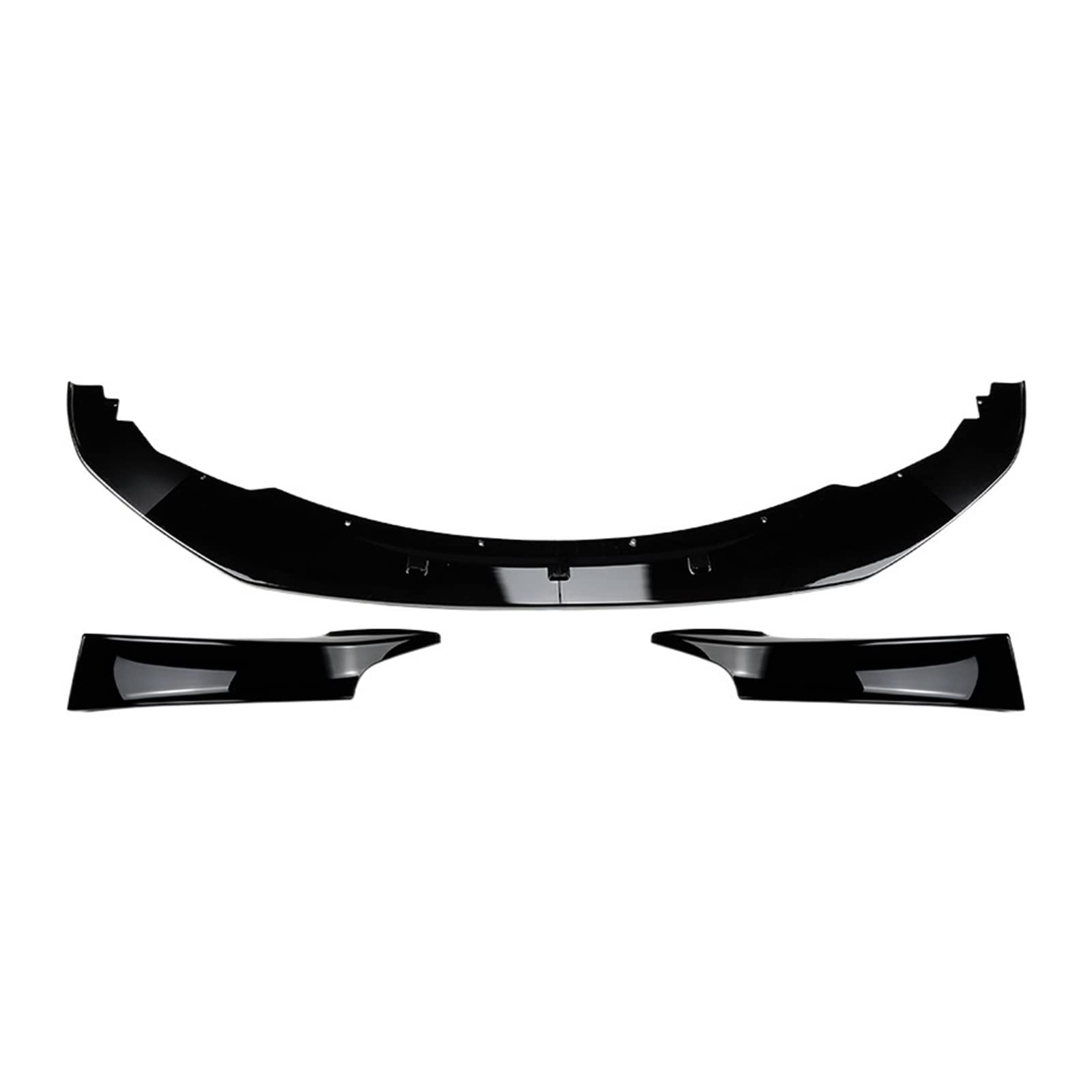 4 Teile/Satz Auto Front Stoßstange Splitter Lip Diffusor Spoiler Body Kits Schutz Kompatibel for BMW 135i Pre LCI Sport F20 F21 1Serie 2012-2015(Gloss Black) von NGFDSSBB