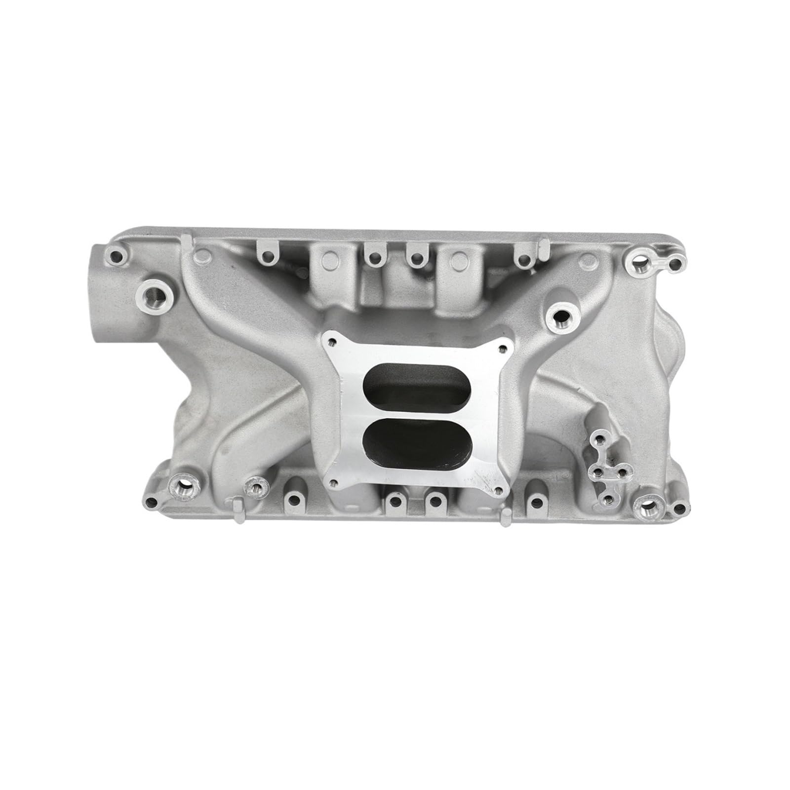 Aluminium Dual Flugzeug Ansaugstutzen Kompatibel for Ford Small Block Windsoor 351W V8 5,8 L von NGFDSSBB