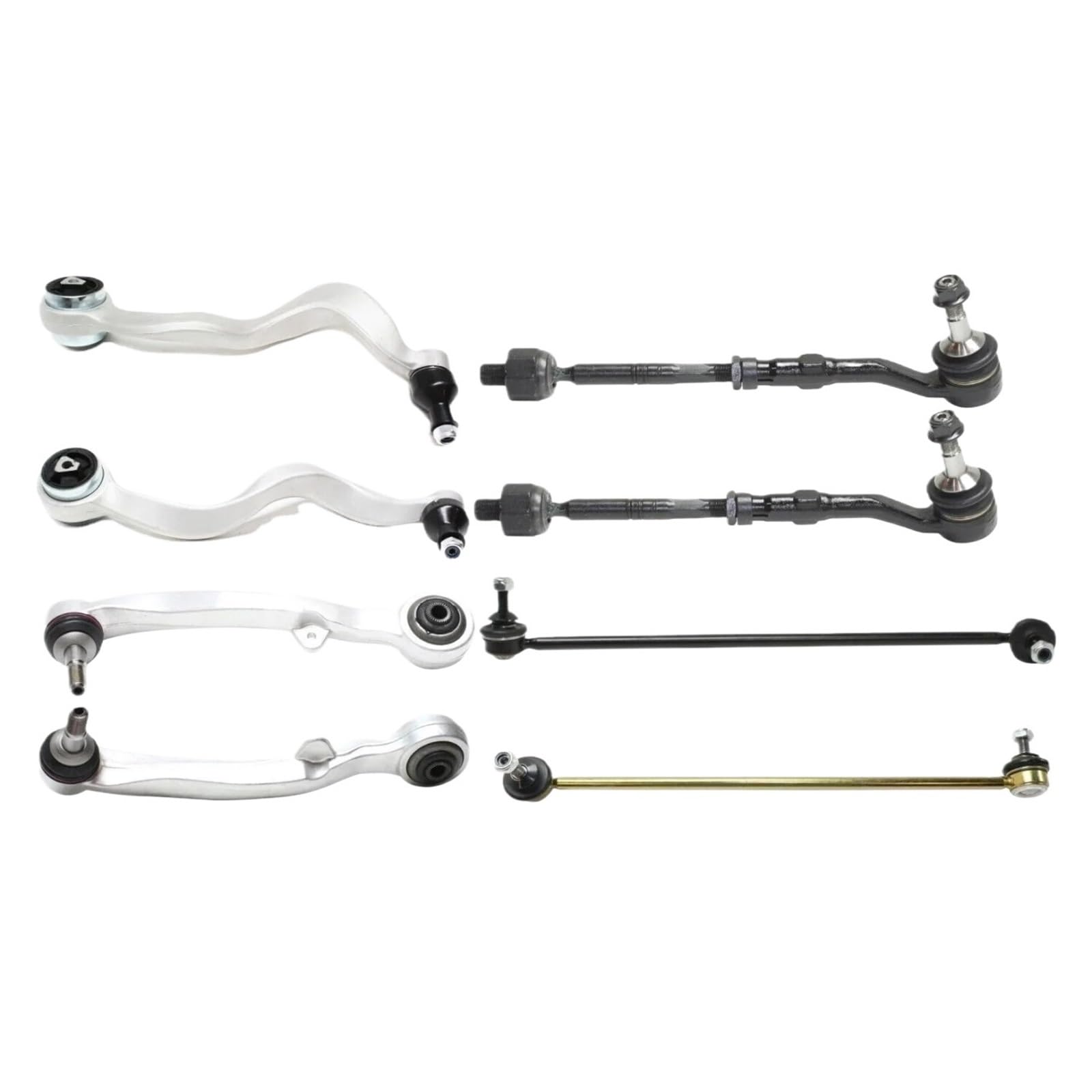 Auto Suspension Ersatzteile 8 Stück Querlenker Kit Fit mit Kugelgelenk Kompatibel for BMW 7 E65 E66 Jahr 2001 von NGFDSSBB