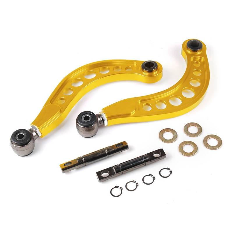 HINTEN OBEREN QUERLENKER CAMBER KIT SI Kompatibel for Honda CIVIC FA1 FA2 FD1 FD2 R18 2006-2011(Gold) von NGFDSSBB