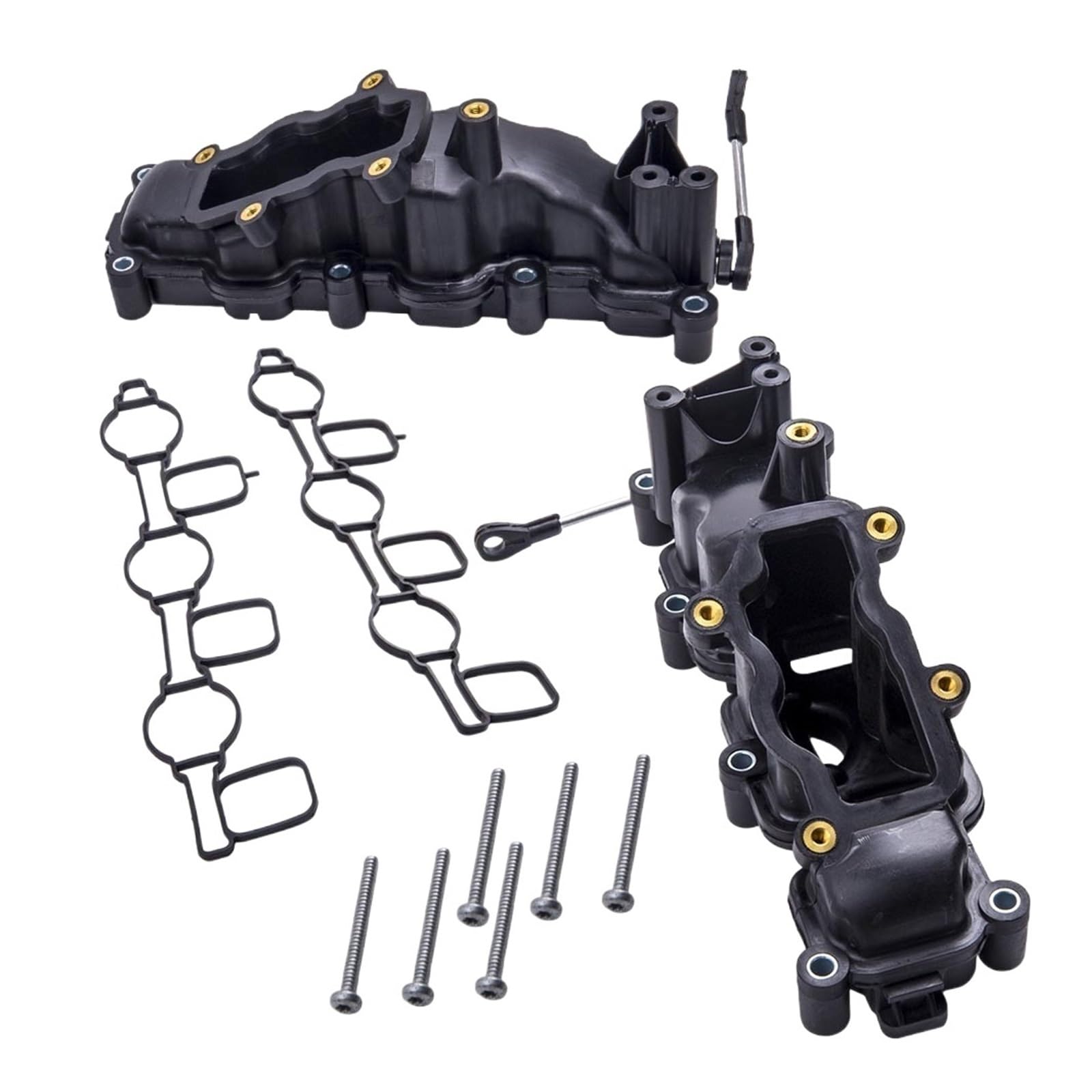 Rechts Ansaugkrümmer Kompatibel for A4 Avant 8ED B7 2,7 3,0 T 059129712T for V/WT/ourage P/haeton A/udi A4 A6 Q7 3,0 L 059129711CG von NGFDSSBB