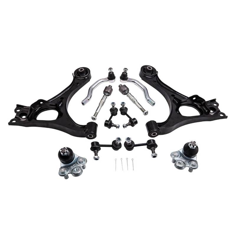 Vorderer unterer Querlenker und äußerer Spurstangenkopf kompatibel for Honda Civic 2006–2011 K80769 von NGFDSSBB