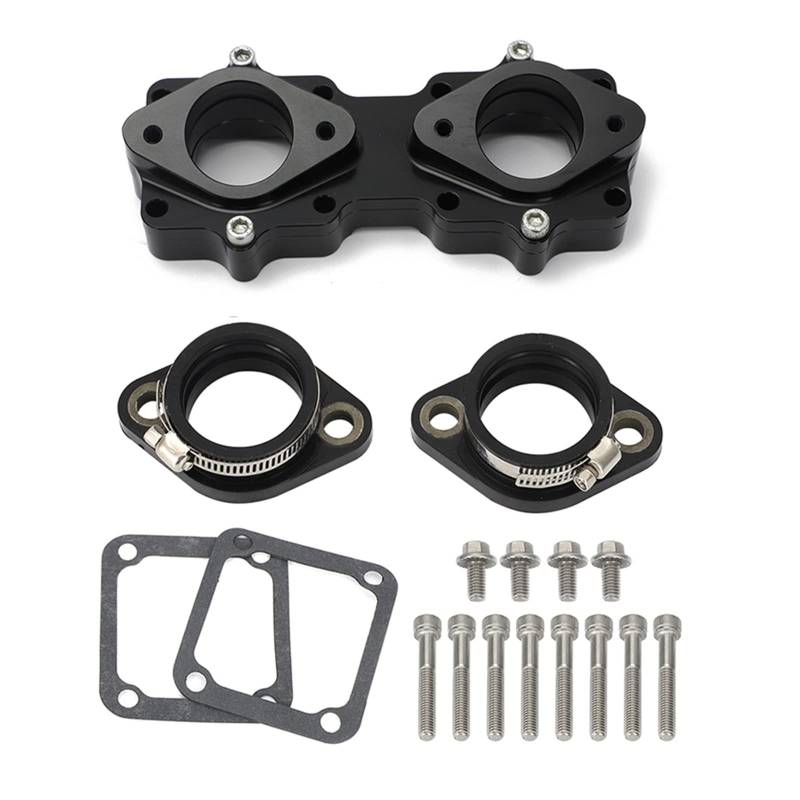 YFZ 350 for 33mm 34mm 35mm und 36mm Neue Billet Ansaugstutzen Stiefel Keihin Mikuni Carb Vergaser Kompatibel for Yamaha Alle Banshee YFZ350(Black) von NGFDSSBB