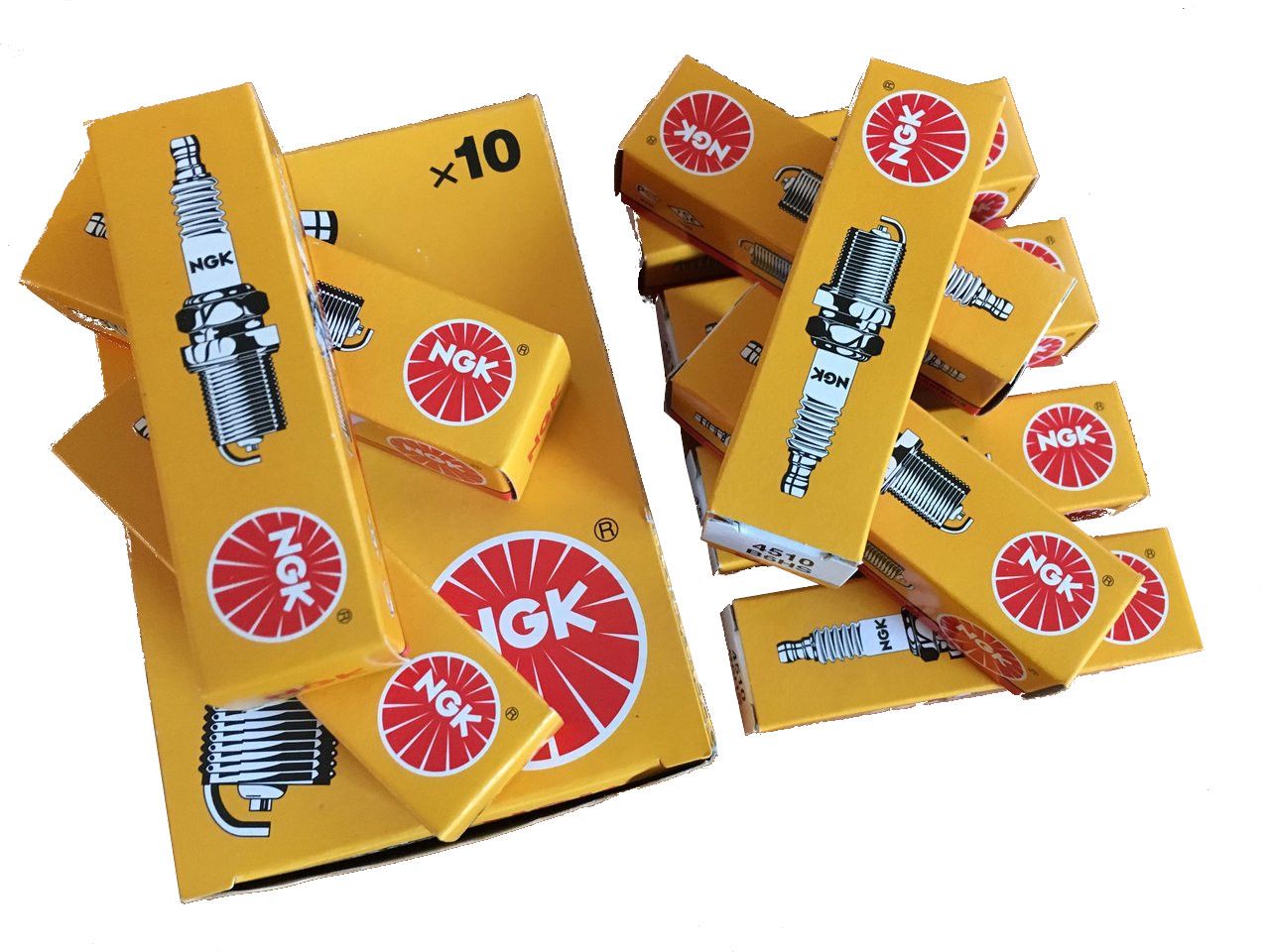 10er Pack Zündkerzen NGK B6 HS von NGK