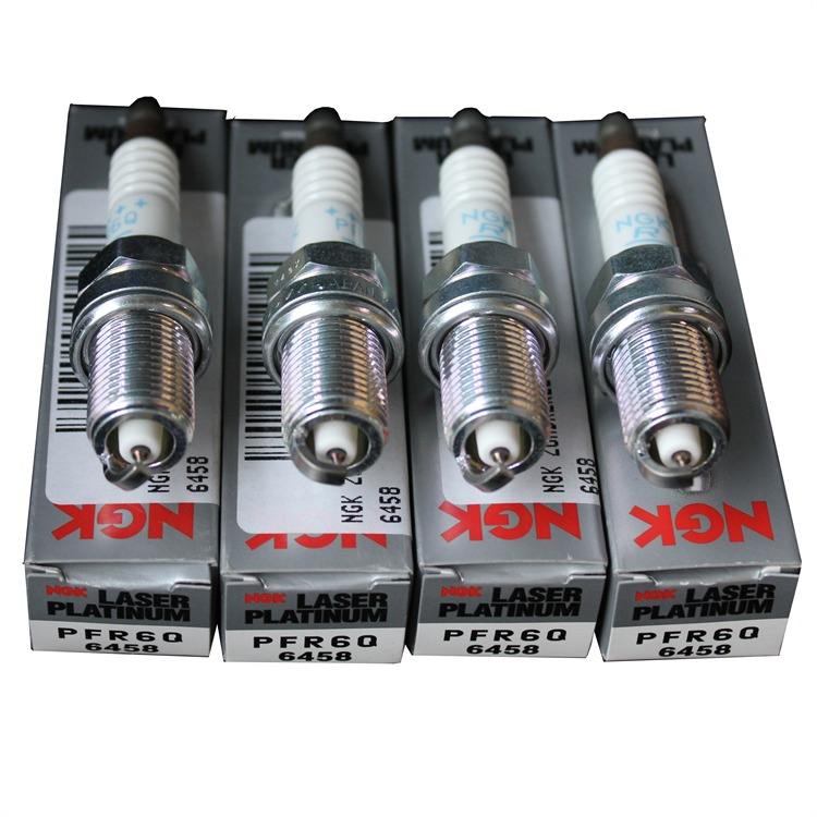 4 NGK Z?ndkerzen Laser Platinum PFR6Q 6458 Audi A3 A4 A6 Seat Leon Skoda Octavia VW Golf IV von NGK