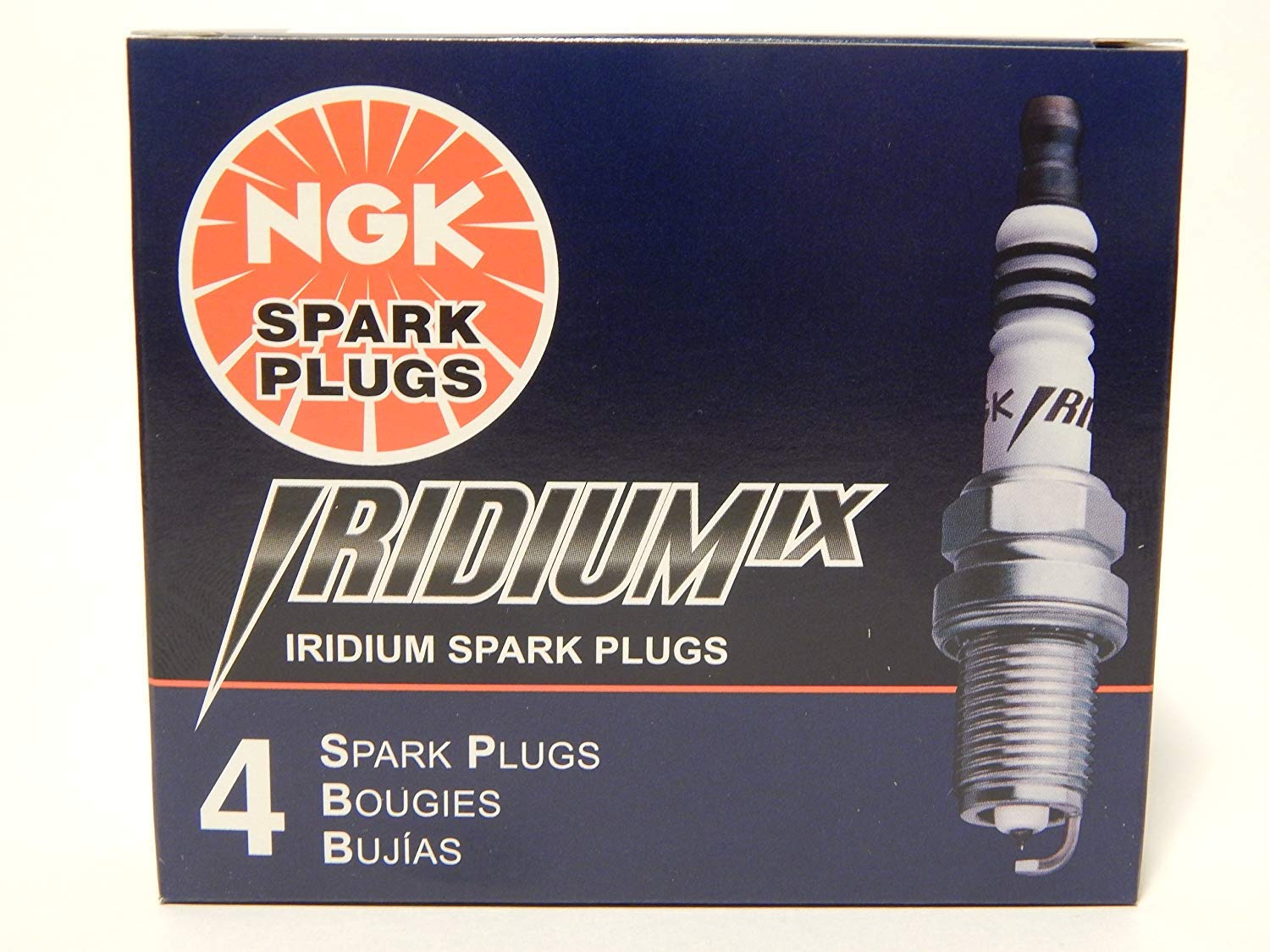 NGK Iridium IX Zündkerze BKR8EIX #2668, 4 Stück von NGK