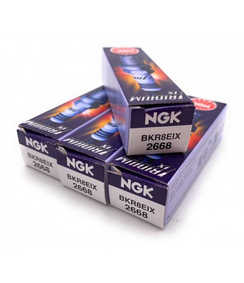 4 neue NGK Iridium IX Zündkerze BKR8EIX # 2668 von NGK