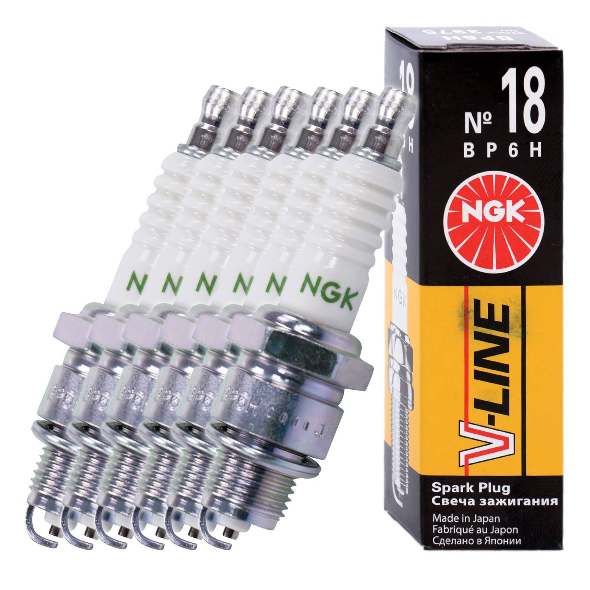 6x Original NGK Zündkerze 3975 von NGK