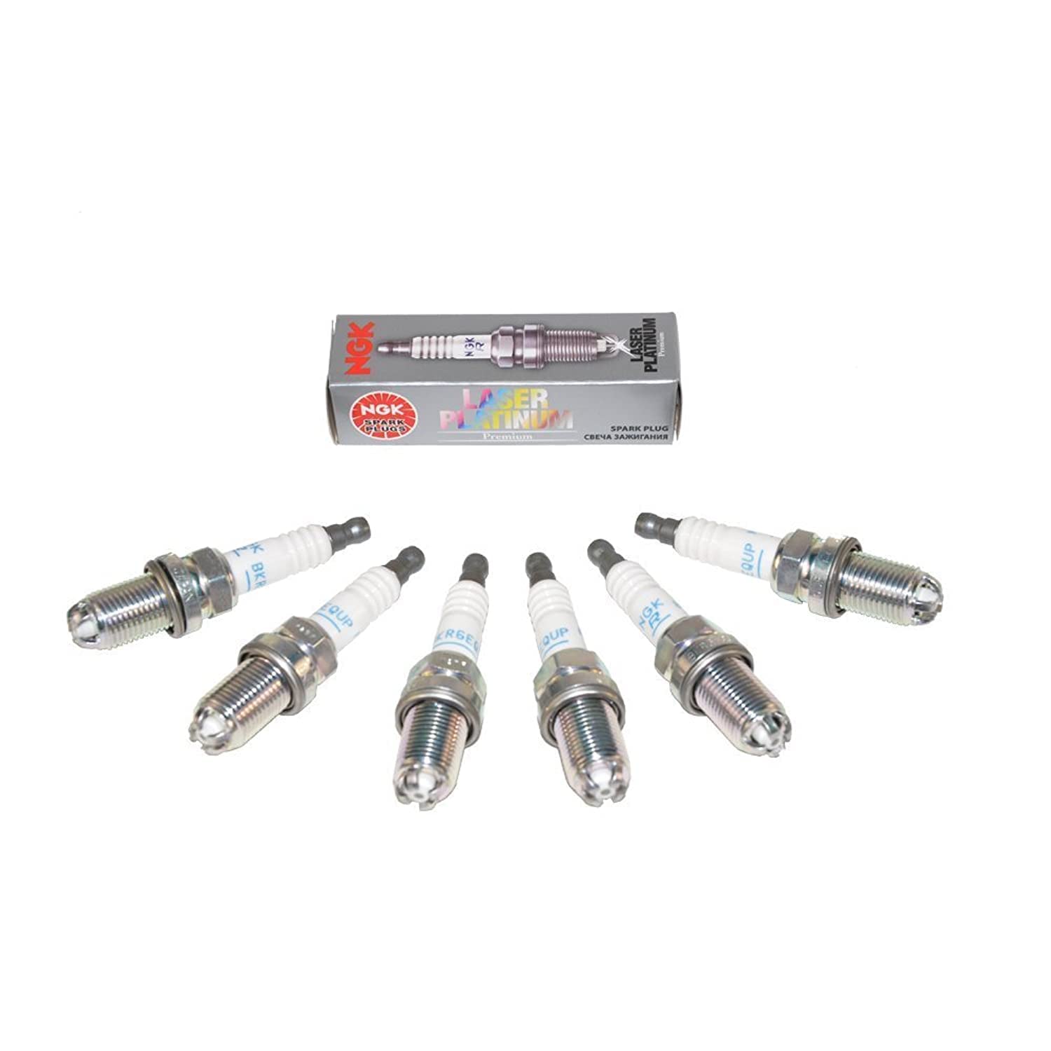 BMW Zündkerzen, Kerzen-Set Laser Platinum NGK OEM 3199 (6-teilig) von NGK