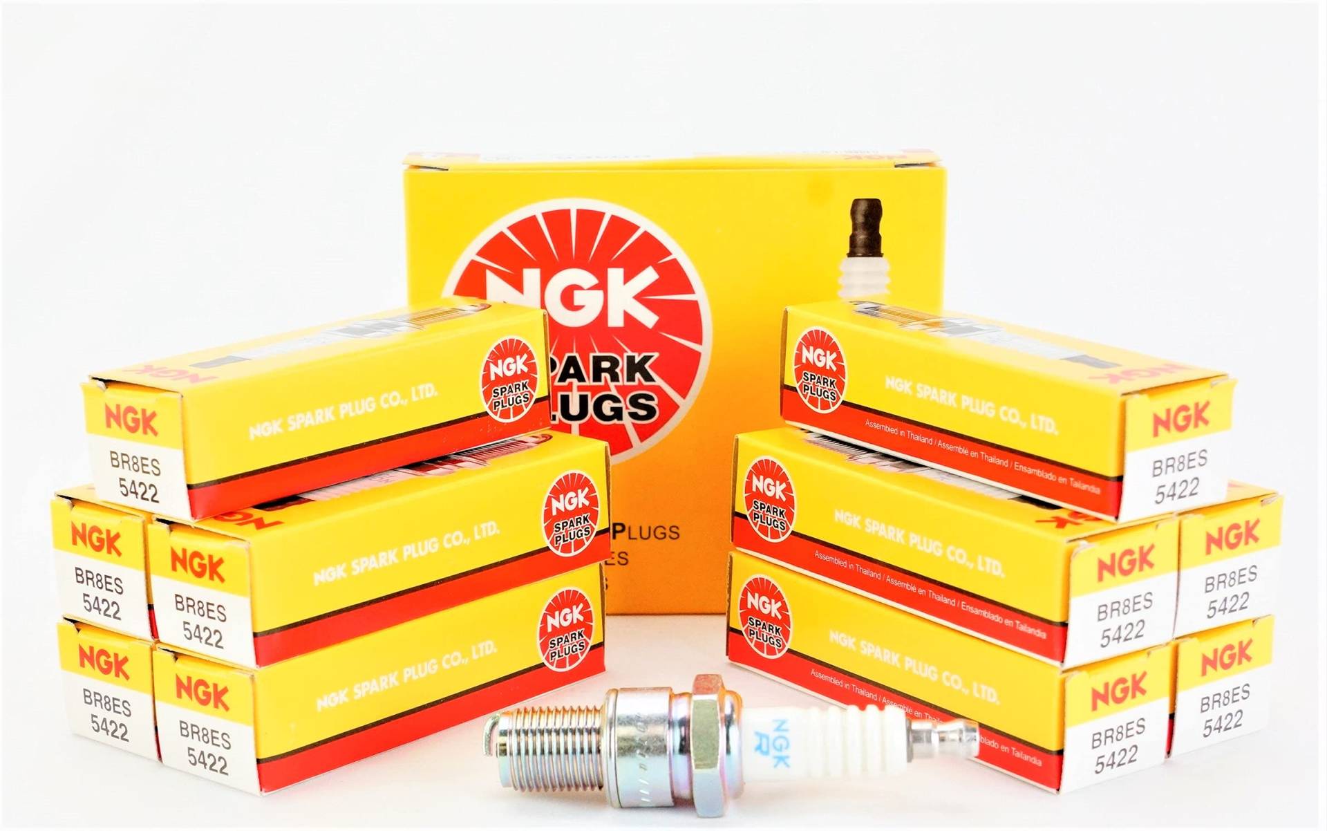 NGK (5422) BR8ES Spark Plug - Pack of 10 by NGK von NGK