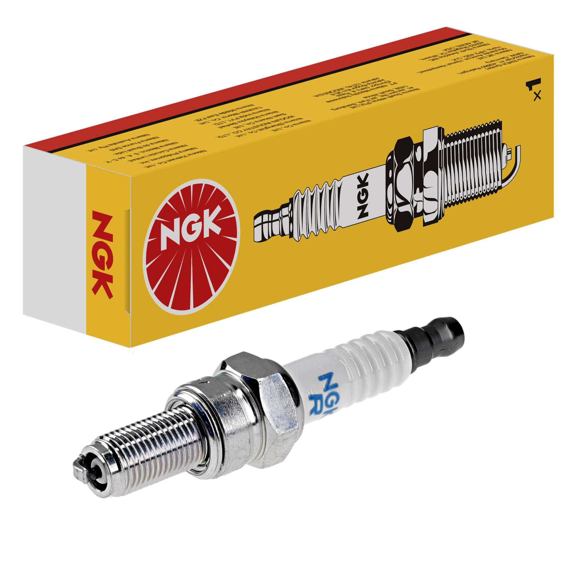 NGK (6955) CR9EB Standard Spark Plug, Pack of (4) von NGK