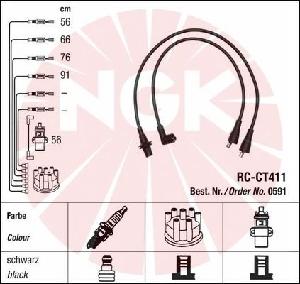 NGK 0591 Zündleitungssatz von NGK