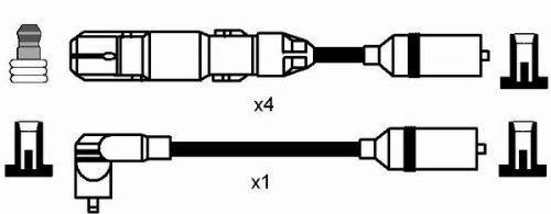 NGK 0956 Zündleitungssatz von NGK
