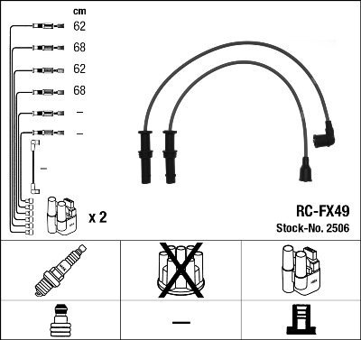 NGK 2506 Zündleitungssatz von NGK