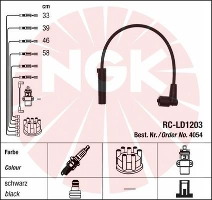 NGK 4054 Zündleitungssatz von NGK