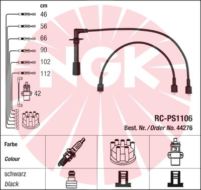 NGK 44276 Zündleitungssatz von NGK