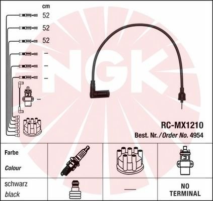 NGK 4954 Zündleitungssatz von NGK