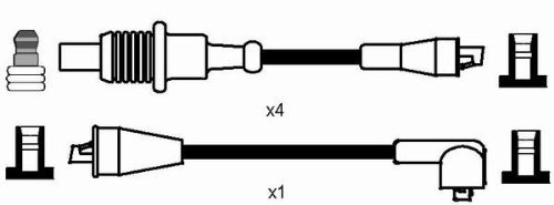 NGK 8182 Zündleitungssatz von NGK