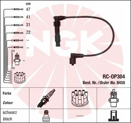 NGK 8458 Zündleitungssatz von NGK