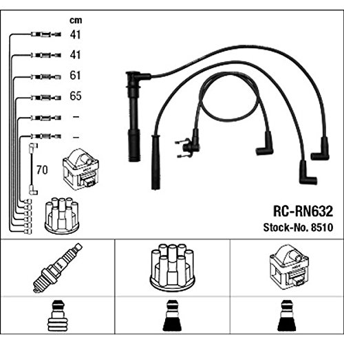 NGK 8510 Zündleitungssatz von NGK