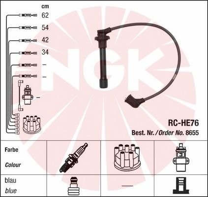 NGK 8655 Zündleitungssatz von NGK