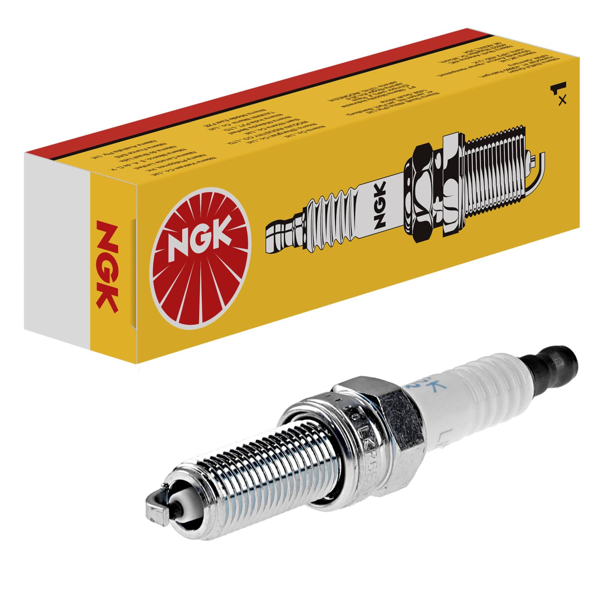 NGK 92650-10PK LKR6E/04 Standard-Zündkerze, 10 Stück von NGK