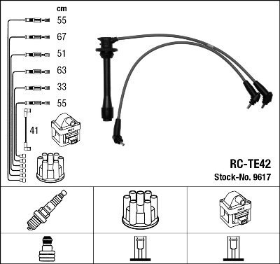 NGK 9617 Zündleitungssatz von NGK