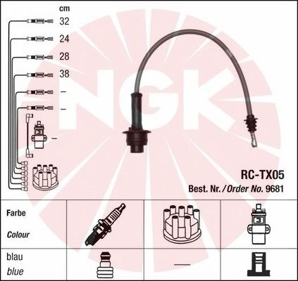 NGK 9681 Zündleitungssatz von NGK