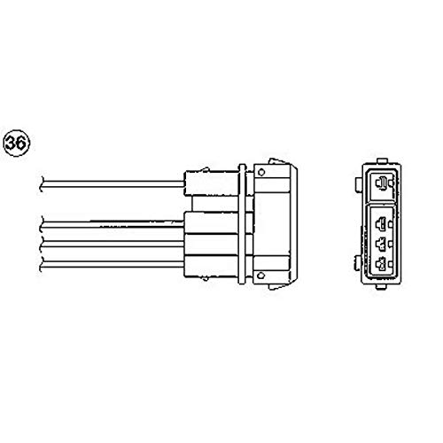 NGK 97908 Lambda-Sensor OZA457-EE19 von NGK